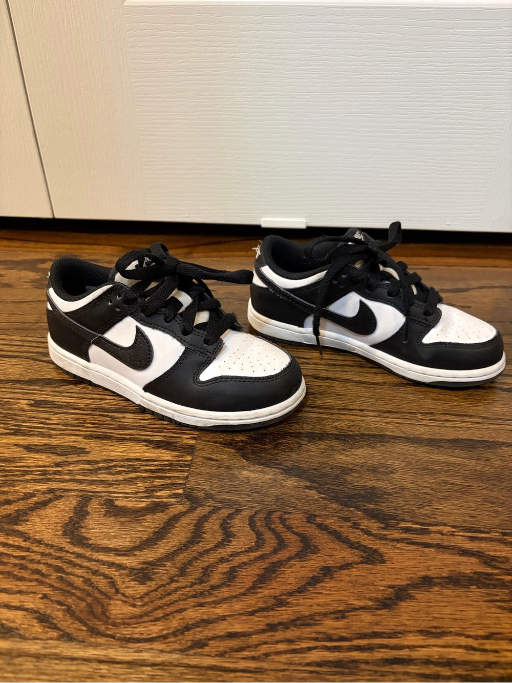 Nike Kids Black and White Dunks Size 13C